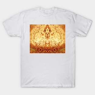 Golden Autumn Leaves art T-Shirt